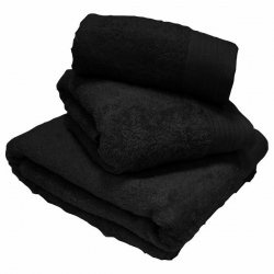 Luxury 100% Egyptian Cotton Black Towels Bath Sheet 100x150cm
