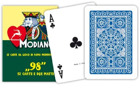 MODIANO Poker 98 Blu - Carte da gioco 300250