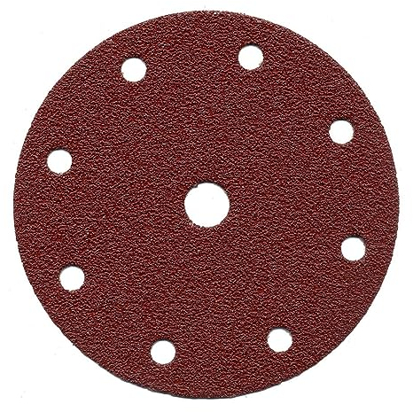 10 DISQUES ABRASIFS MAKITA Ø 150 MM GRAIN 60 AUTO-AGRIPPANT 8 + 1 TROUS-P319180