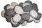 The Stove Wizard 15 Grey & White Gas Fire Replacement Pebbles For LPG Electric and Bio Ethanol Fires