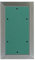 Revisionsklappe Trockenbau 150 x 300 mm – Revisionstür - Wartungsklappe mit 12,5 mm imprägnierter GK-Einlage und Druckverschluss – aus korrosionsbeständigem Aluminium – befliesbar – MW multi werkzeug