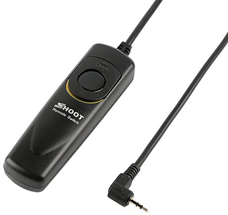 Remote Shutter Release Cable, Wired Remote Switch Cord Replacement RS-60E3 for Canon Rebel T7 T7i T6 T6i T6S T5 T5i T4i T3 T3i T2 60D 70D 77D 80D G16 G15 G12 G11 G10 G1X G1X Mark II G1X Mark III