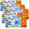 Uhu Luftentfeuchter Nachfüll-Tab Neutral 4x450g - Verhindert zu hohe Luftfeuchtigkeit, Kondenswasser und muffige Gerüche - Ultra absorbierender Feuchtigkeitsmagnet (5er Pack)