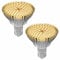 80W LED Grow Light Bulb, Luz Plantas Interior Espectro Completo De Luz Solar, Focos Led Cultivo Interior, PPFD 300 μmol/s/㎡, Luz Crecimiento Plantas Interior Blanca CáLida, Lampara Plantas, 2 Pack