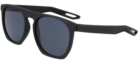 Nike FLATSPOT XXII DV2258 010 Matte Black/Dark Grey Sunglasses Unisex Iniettato, P-3, 52