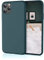 HiiVeet Silicone Case Compatible with iPhone 11 Pro Case 5.8 Inch, Soft Ultra Slim Protective Shockproof Liquid Silicone Phone Case with Anti-Scratch Microfiber Lining，Teal