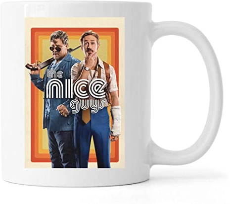 Nice Guys Ryan Gosling And Russell Crow Keramik Tee Kaffeebecher Weiß