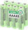 OSIM 8Pack BK-40AAABU Ni-MH AAA Rechargeable Batteries 400mah 1.2V AAA NI-MH Rechargeable Batteries for Panasonic Cordless Phones, Remote Controls, Electronics