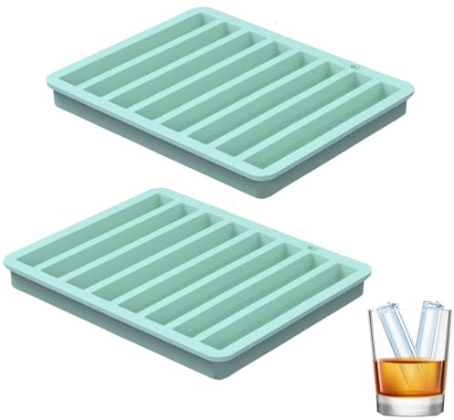 PTaizjjz Lot de 2 bacs à glaçons réutilisables en silicone pour bouteilles de sport, bouteilles de jus, cocktails et bouteilles d'eau, réutilisables et faciles à démouler