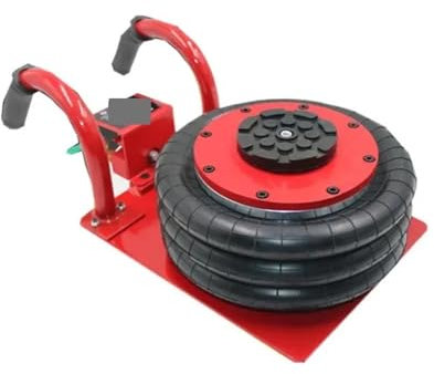 Hydraulikzylinder, Pneumatischer Wagenheber Quick Lift 3T Autoreparatur Auto-Luftheber Drei Ballons Handgehaltener pneumatischer Wagenheber mit 400 mm Höhe für den Dauereinsatz