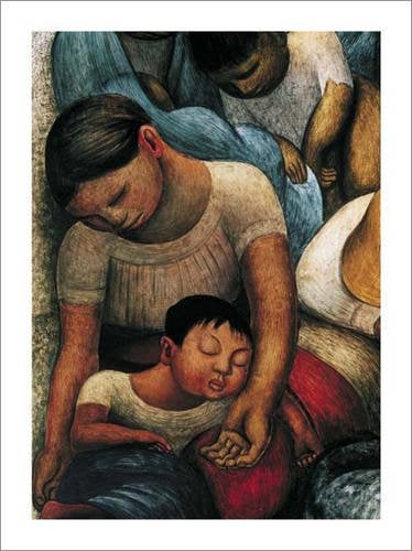 Poster 60 x 80 cm - La Noche de los Pobres von Diego Rivera