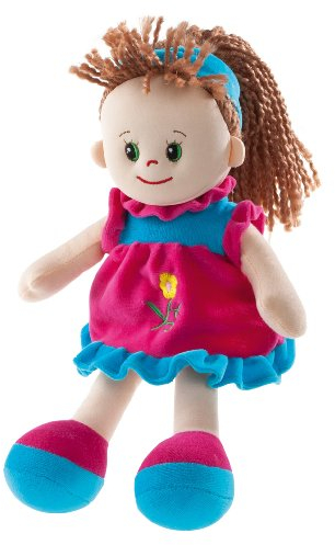 Heunec 471474 - Poupetta, Sarah, mit hellbraunem Haar, Rosa