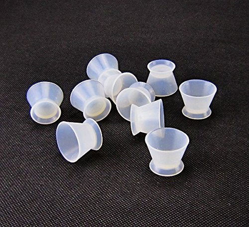 Copa del tazón de fuente de mezcla del silicón del laboratorio dental de Earlywish 10pcs pequeña