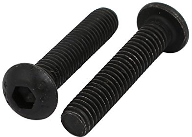 sourcing map 2 Stück M6x30mm 10.9 Grade Linksgewindebolzen Sicherungsschraube für Bohrfutter DE de