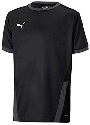 PUMA Jungen teamGOAL 23 Jersey jr T-Shirt, Black-Asphalt, 116