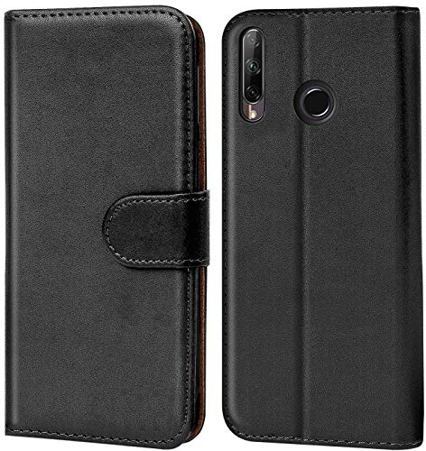 Verco custodia per Huawei P40 Lite E, Case per Huawei P40 Lite E Cover PU Pelle Portafoglio Protettiva, Nero