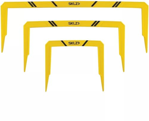 SKLZ Putt Path Gates – visuelle Hilfen für mehr Präzision beim Putten | Gelbe Marker; 10cm/20cm/30cm; Strapazierfähige Trainingshilfe; Verbessert die Putt-Genauigkeit mit visuellen Markierungen