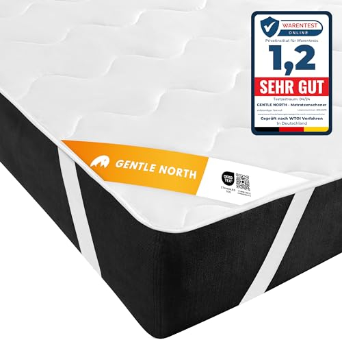 Matratzenschoner 100x200 cm - Matratzenauflage für Matratzen bis 30cm - Bei 60°C waschbar & Öko-Tex Zertifiziert für mehr Hygiene im Bett - Unterbett als Schutz für Boxspringbett & Topper