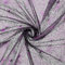 FINGERINSPIRE Halloween Violett Spinnennetz Stoff 100x150 cm - Schwarzer Netzstoff für Hexe Kunsthandwerk, Kostüm, Schleier, Hut, Schneiderei - Stretch Stoff für Party Dekoration