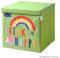 LIFENEY meets Peppa Wutz Aufbewahrungsbox mit Deckel für Kinder – Box mit Peppa Pig Motiv zur Aufbewahrung von Spielzeug – 33 x 33 x 33 cm passend für klassische Würfelregale