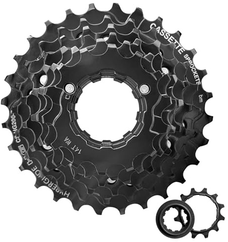 Relwears Bike Cassette CS-HG200-7 Speed Cassette Bike Sprocket 12-28T for Mountain Bike Folding Bike