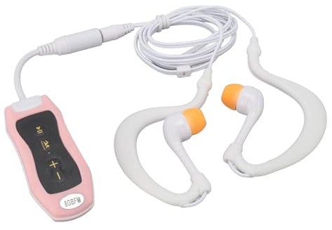 Earbuds Underwater MP3 Player, Waterproof Streaming Music Player with Headphone for Swimming Diving Running, 8H Play Time, Sound (8GB)