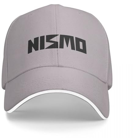 QFLLQLFF Basecap NISMO Historic Oldschool JDM Logo Cap Baseball Cap Cap Winter Luxus Frau Hut Herren Geschenk