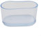 Gummi-Stuhlfüße, ovale Form, Möbel-/Tischbeinkappen, Bodenschoner, für Hockerbeine, geräuscharm, drehsicher, 10 Stück (transparent, 15 x 30 mm)