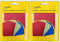 ZEFFFKA 2PACK Kleider-Flicken zum Aufbügeln für Innen und Außen Stärkster Kleber 100% Baumwolle Verschiedene Reparatur-Dekorationsset 12 Stück Größe 3 x 4-1/4 (7,5 cm x 10,5 cm)