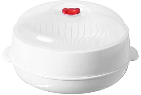 TORR PráCtico Horno de Microondas Dedicado Al Vapor, Cocina Al Vapor Canasta