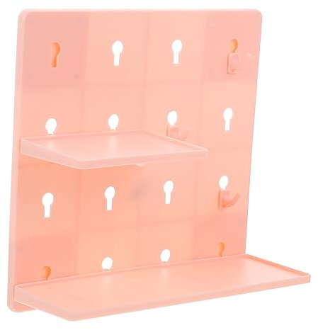 BELLIFFY 1 Jeu cadre décoratif en panneau perforé étagère à trous organisateur de panneau perforé de bureau etagere rangement étagère rangement panneau perforé de garage panneaux perforés