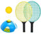 Tyinerc Trainingshilfe für Tennis, Trainingsset für Tennis, tragbares Tennistraining, Tennistrainer für Liebhaber von