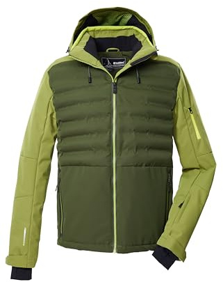 Killtec Herren Ksw 72 Mn Ski Jckt Hybridjacke/Steppjacke mit abzipbarer Kapuze und Schneefang