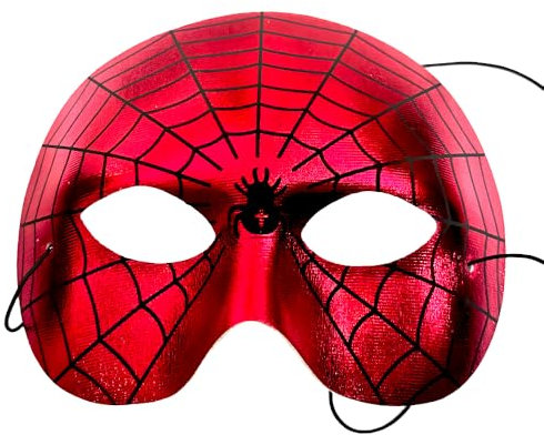 Yapartifa Spider Mask for Kids Adult - Halloween Spider Costume Masks with Wristbands for Boys Girls Party Cosplay,Super Hero Face Masks Dress Up Costume Accessories for Adults and Kids