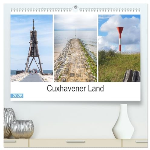 Cuxhavener Land (hochwertiger Premium Wandkalender 2026 DIN A2 quer), Kunstdruck in Hochglanz: Impressionen aus dem Cuxhavener Land (CALVENDO Orte)