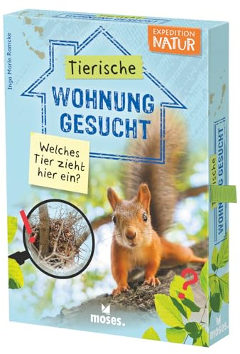 moses. Tierische Wohnung gesucht – Welches Tier zieht hier ein? Kartenset mit Naturfotos, auf 50 Karten tierische Lebensräume entdecken für Kinder ab 8 Jahren (Expedition Natur)