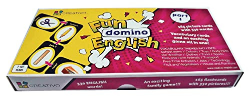 FUN DOMINO ENGLISH PART I (vocabulary cards + exciting game)