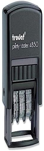 Trodat Printy 4850L1 Compct Received Dater Ref T4850L1 | Self-inking stamp for fast, clear and repeatable impressions on office, business and administrative paperwork
