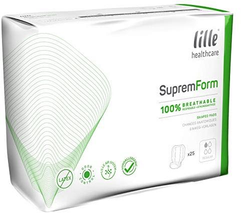 Lille* Supreme Form Dis Incontinence Pads Super Plus (20 Pack) 2500Ml