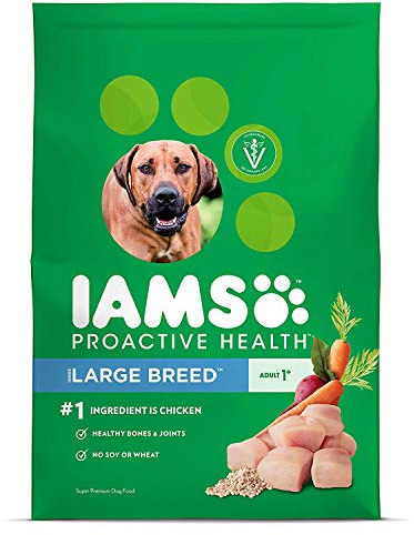 IAMS Proactive Health Large Breed Dry Dog Food, Chicken, 30 lb