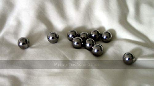 Set of 10 Stainless Steel Parlour Bagatelle balls (5/8 inch)