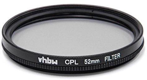 vhbw Filtre polarisant 52mm pour Objectif de Panasonic Lumix G Vario 45-150 mm 4.0-5.6 Asph. OIS.