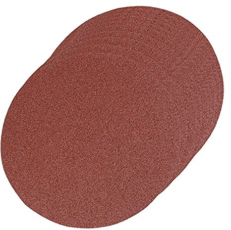 Dapetz ® 10 X Self Adhesive Sanding Discs 150mm 80grit Sander Orbital, Aluminium Oxide Air and Bench Top Disc Sanders for Sanding Wood, Paint, Varnish, Plastic, Plaster and Metals