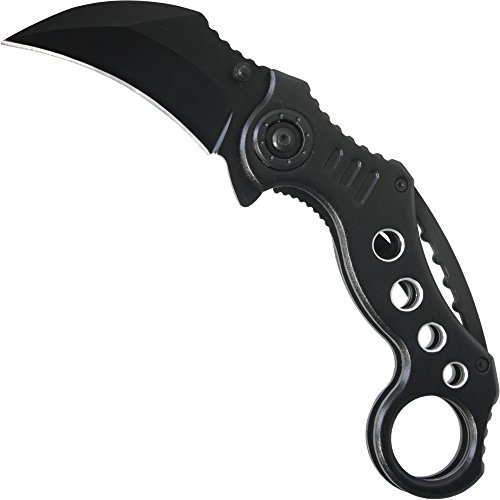 Budoten Karambit Taschenmesser - Schwarz, Karambit, Stahl