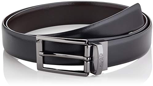 HUGO Herren Elvio-U Gürtel, per pack Schwarz (Black 002),115