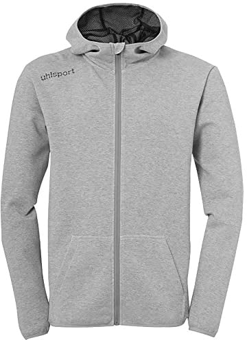 uhlsport Herren Jacke Essentielle Hood Jacke, Dark Grau Melange, S, 100519615