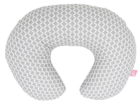 Mother hood Bezug für das Stillkissen Öko-Tex Standard 100, grau Classics