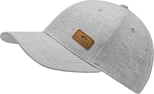 CHILLOUTS Amadora Baseball Cap - Unisex Cap Verstellbar, Sommer Cap Sportlich, Basecap Herren Damen Kinder, Tennis Atmungsaktiv, grau