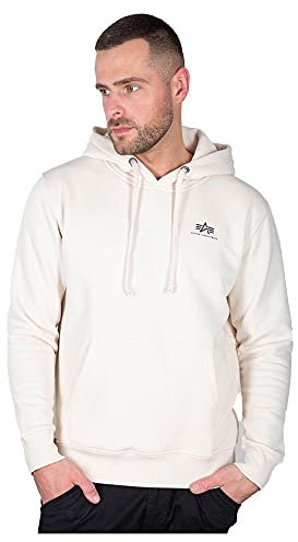 Alpha Industries Herren Basic Hoody Small Logo Kapuzensweat Kapuzenpullover, 578 J.st W, XS