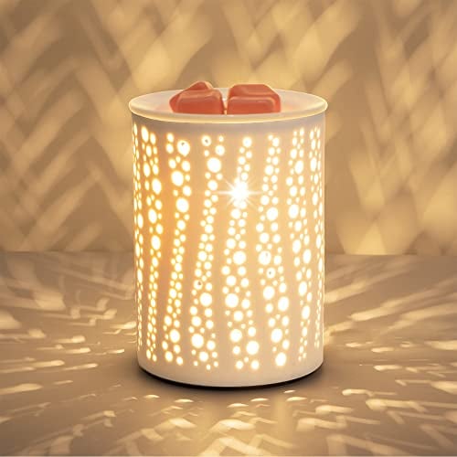 PALANCHY Wax Melt Burner Glass Oil Burner Electric Wax Melt Warmer Candle Warmer Burners Melter Fragrance Warmers for Home Office Bedroom Aromatherapy Gift& Decor (Starry Night)
